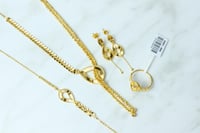 طقم ذهب كبير موديل شال الدوريكاء عيار 21 بوزن 25.3...