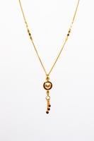 عقد سبحة ذهب عيار 21 تصميم ايطالي فاخر - الوزن 7.5...