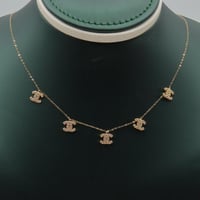 تشوكر ذهب عيار 18 تصميم الماسي وزن 1.62 جرام