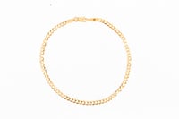 سوارة ذهب جنزير نواعم عيار 18 وزن 2.2 جرام