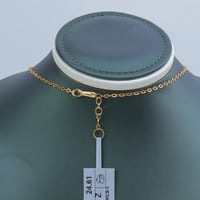 خناق ذهب الرمش الترند عيار 21 وزن 24.61 جرام