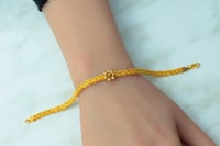 سوارة ذهب عيار 21 وزن 4.5 جرام