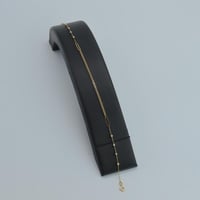 خلخال ذهب عيار 18 وزن 1.76 جرام