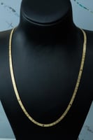 سلسال ذهب فلات يلبس وجهين عيار 18 وزن 6.6 جرام