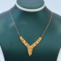 طقم ذهب طوق غصن الزيتون عيار 21 وزن 10.31 جرام