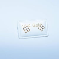 حلق طبي ذهب عيار 18 للمواليد وزن 0.3 جرام – تصميم...