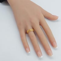 دبلة ذهب عيار 21 وزن 1.4جرام