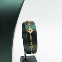 نصف طقم ذهب صافي عيار 18 – تصميم هندسي ناعم بوزن 5...