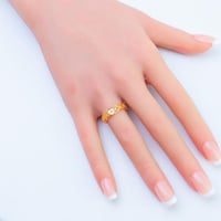 خاتم ذهب عيار 21 وزن 1 جرام