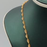 طقم ذهب الأمواج إيطالي ذهب صافي عيار 21 – وزن 14.8...