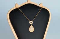 سلسال ذهب البوشرون تصميم الماس عيار 21