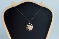 سلسال ذهب التايقر تصميم الماس عيار 18 وزن 3.2 جرام