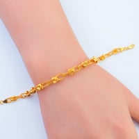 سوارة ذهب المونيكاء عيار 21 وزن 7.84 جرام