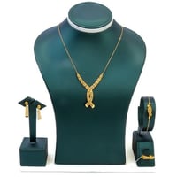 طقم ذهب عيار 21 وزن 8.50 جرام