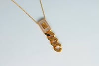 سلسال ذهب الموناكو تصميم الماس عيار 21 وزن 5.6 جرا...