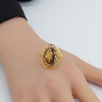 خاتم ذهب عيار 21 وزن 4 جرام