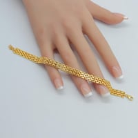 سوارة ذهب عيار 21 وزن 13.32 جرام