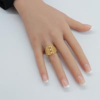 خاتم ذهب عيار 21 وزن 2.07 جرام