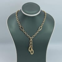 عقد ذهب ايطالي عيار 18 وزن 13.44 جرام