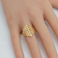 خاتم ذهب عيار 21 وزن 2.2 جرام