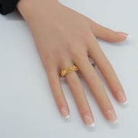 خاتم نسائي ذهب عيار 21 وزن 2.37 جرام