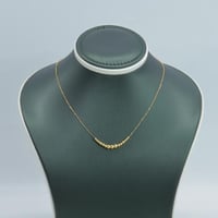 عقد ذهب كرات الببلز عيار 21 وزن 1.6 جرام