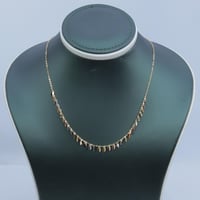 عقد ذهب ناعم مع اسورة عيار 18 كلكشن الرمش – الوزن...