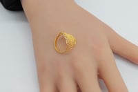 خاتم ذهب عيار 21 وزن 1.7 جرام