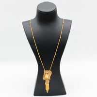 سبحة ذهب بحريني عيار 21 وزن 7.3 جرام