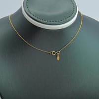 عقد ذهب بتصميم كور الليزر عيار 21 وزن 4.4 جرام