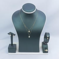 طقم ذهب البوشرون دورين عيار 18 وزن 4.7 جرام