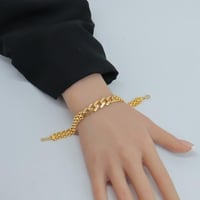 اسوارة ذهب جنزير عيار 21 وزن 13.75 جرام