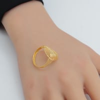 خاتم ذهب عيار 21