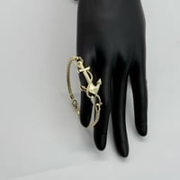 اسوارة ذهب تصميم ايطالي عيار 18 وزن 12.6 جرام