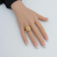 خاتم ذهب الوردة عيار21 وزن 3.4 جرام