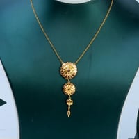 طقم ذهب كرسي جابر عيار 21 وزن 5.1 جرام