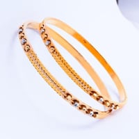 غوايش ذهب عيار 21 كرات الدوريكاء وزن 5.6 جرام