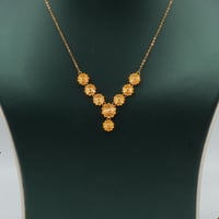 طقم ذهب الوردات ناعم لبس يومي عيار 21 وزن 6.13 جرا...