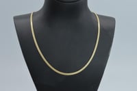 عقد ذهب ماتيني الرفيع عيار 18