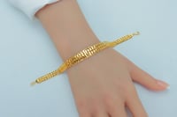 سوارة ذهب عيار 21 وزن 7.5 جرام