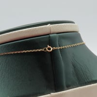 عقد ذهب الشومية تصميم الماسي عيار 18 وزن 2.69 جرام