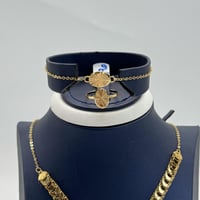 طقم ذهب عيار 21 وزن 14.95 جرام