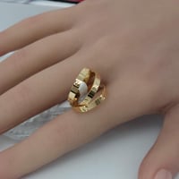 دبلة كارتير ذهب مرامي عيار 21 بوزن 3 جرام