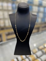 سلسال الدوريكاء بتصميم المبروم عيار 21 وزن 4.3 جرا...