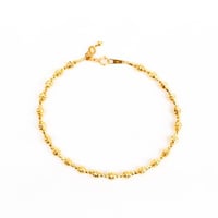 سوارة ذهب تصميم ايطالي عيار 18 وزن 4.2 جرام