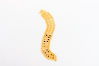 سوارة ذهب باولاء عيار 21 وزن 15 جرام