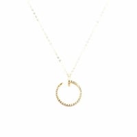 قلادة كارتير ذهب بافخم تصميم جذاب عيار 18 وزن 0.9...