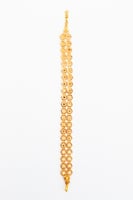 سوارة ذهب باولاء عيار 21 وزن 9.7 جرام