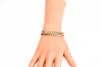 سوارة ذهب جنزير تصميم ايطالي من الذهب الخالص عيار...