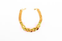 سوارة ذهب غصن الزيتون بتصميم الجنزير عيار 21 وزن 1...